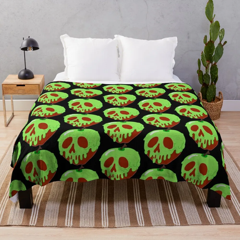 Poison Apple Throw Blanket Blanket For Decorative Sofa Picnic Blanket