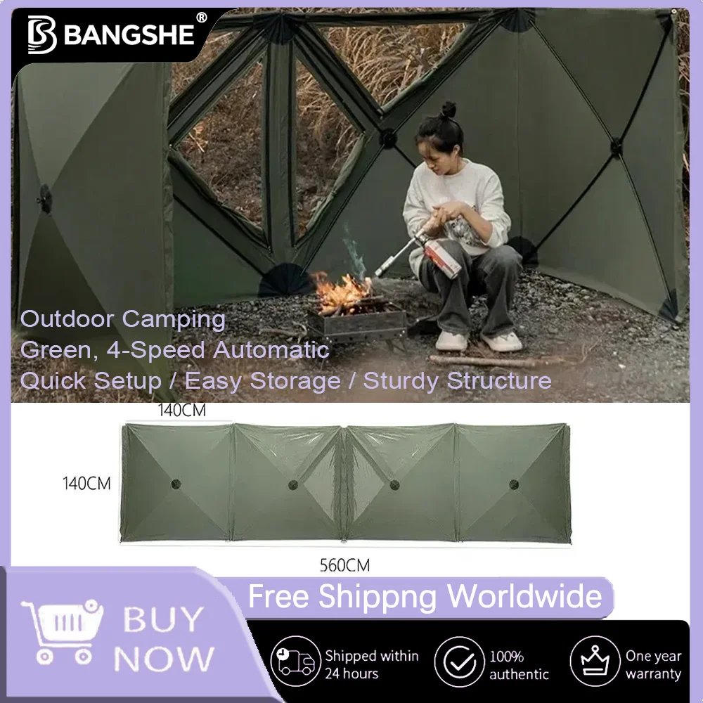 Camping Gear Must-Have: Collapsible Windscreen Stove, Wind-Resistant for All Outdoor Cooking Needs, Reliable Performance