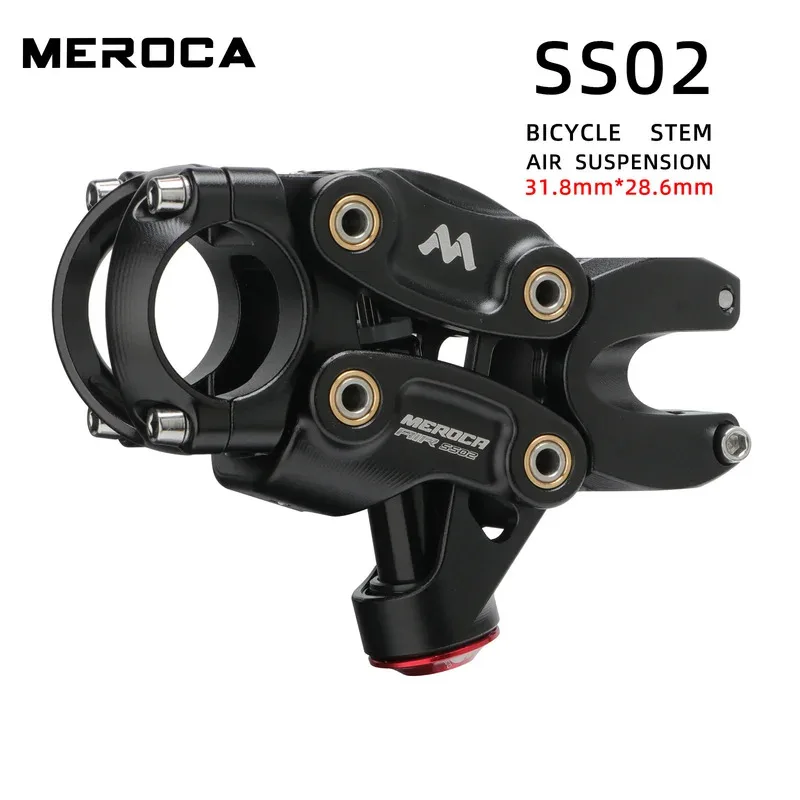 

MEROCA Bicycle Suspension Stem Aluminum Alloy Five-Link Air Shock Absorber XC\Mtb\Road Mountain Bike Risers Stems