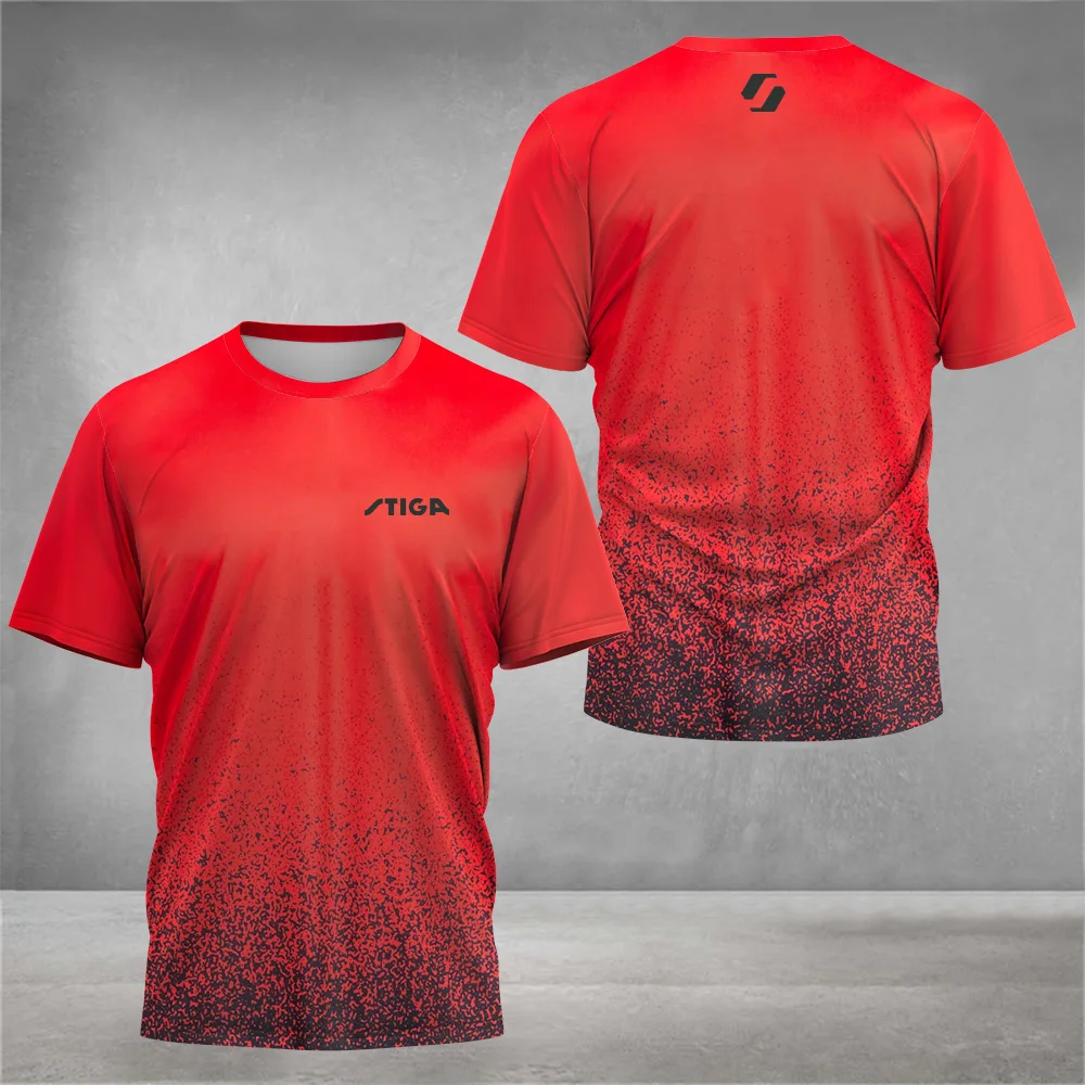 Modisches Herren-T-Shirt für den Sommer, Wettkampf- und Trainings-T-Shirt mit Buchstaben-Aufdruck, bequemes und atmungsaktives Rundhals-T-Shirt für den Freizeit- und Sportbereich im Freien – Detail 4