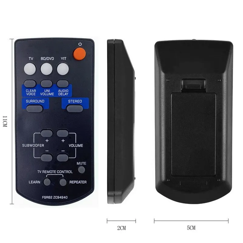 新しいリモコン,fsr62,ヤマハ用サウンドバー,zc94940 YAS-201 YAS-201BL YAS-CU201,wy57800コントローラー