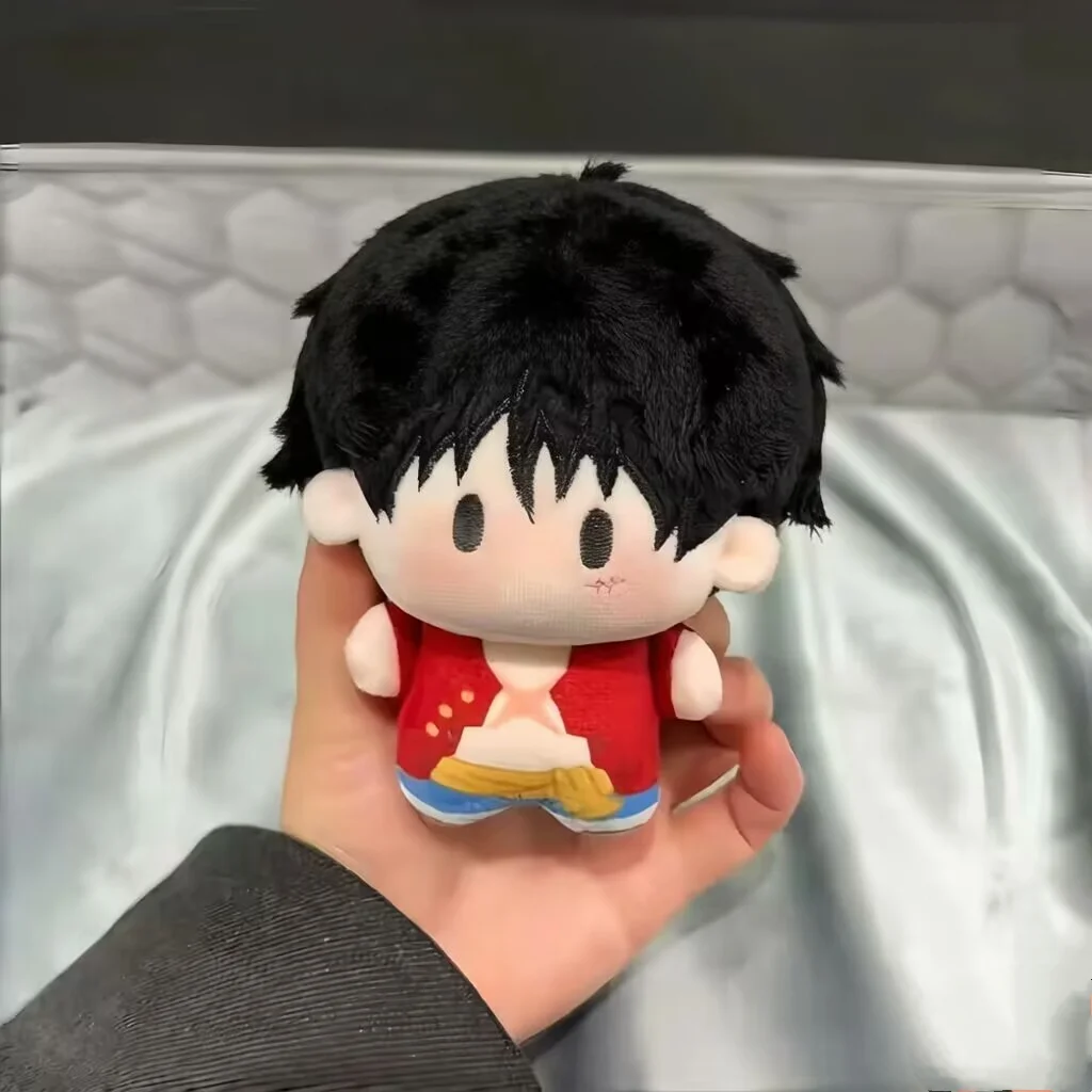 Japanese Anime One Piece Monkey D. Luffy Starfish Body Q Version Palm Doll Desktop Decoration Anime Lovers Collect Toys Gift