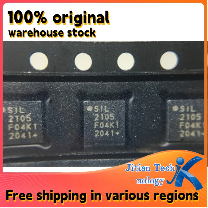 10PCS 100% brand new CP2105-F01-GMR logo SIL2105 QFN24 High-Quality Electronic Component