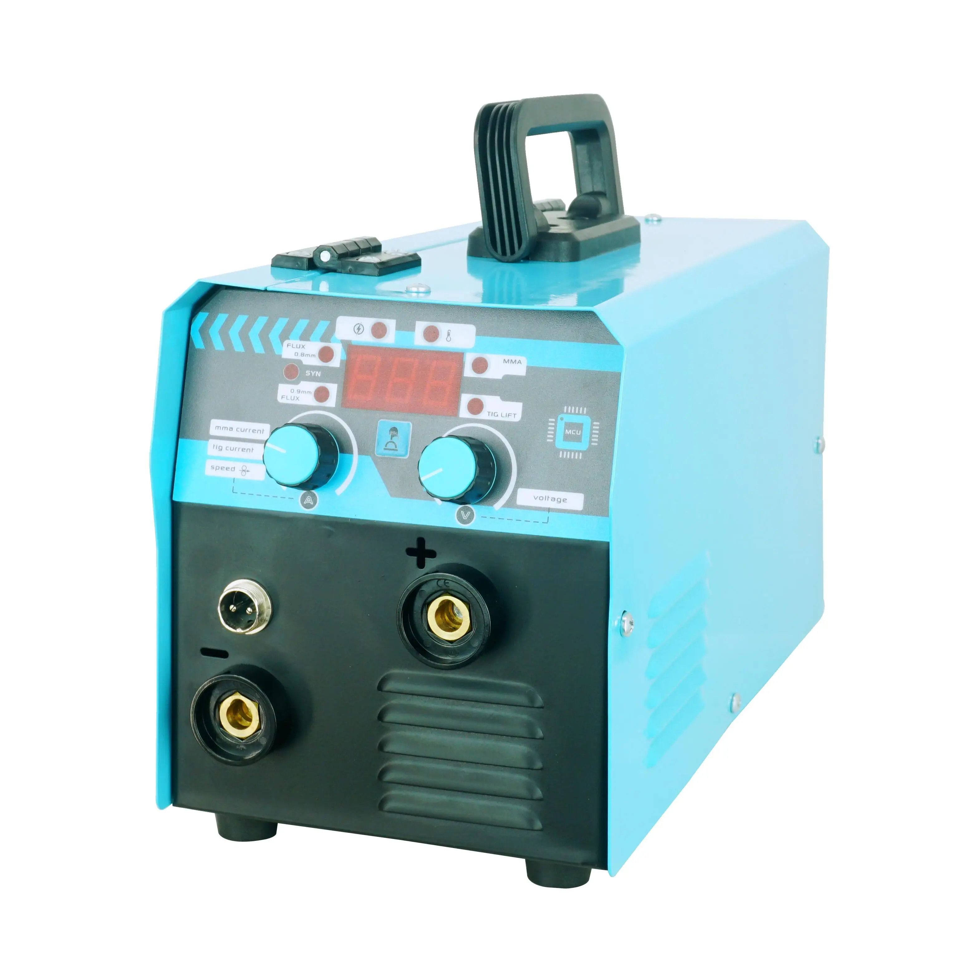 220V/110V Small Portable Mig Tig Mma Three-in-one Multi-function Inverter Gasless Mig Welding Machine