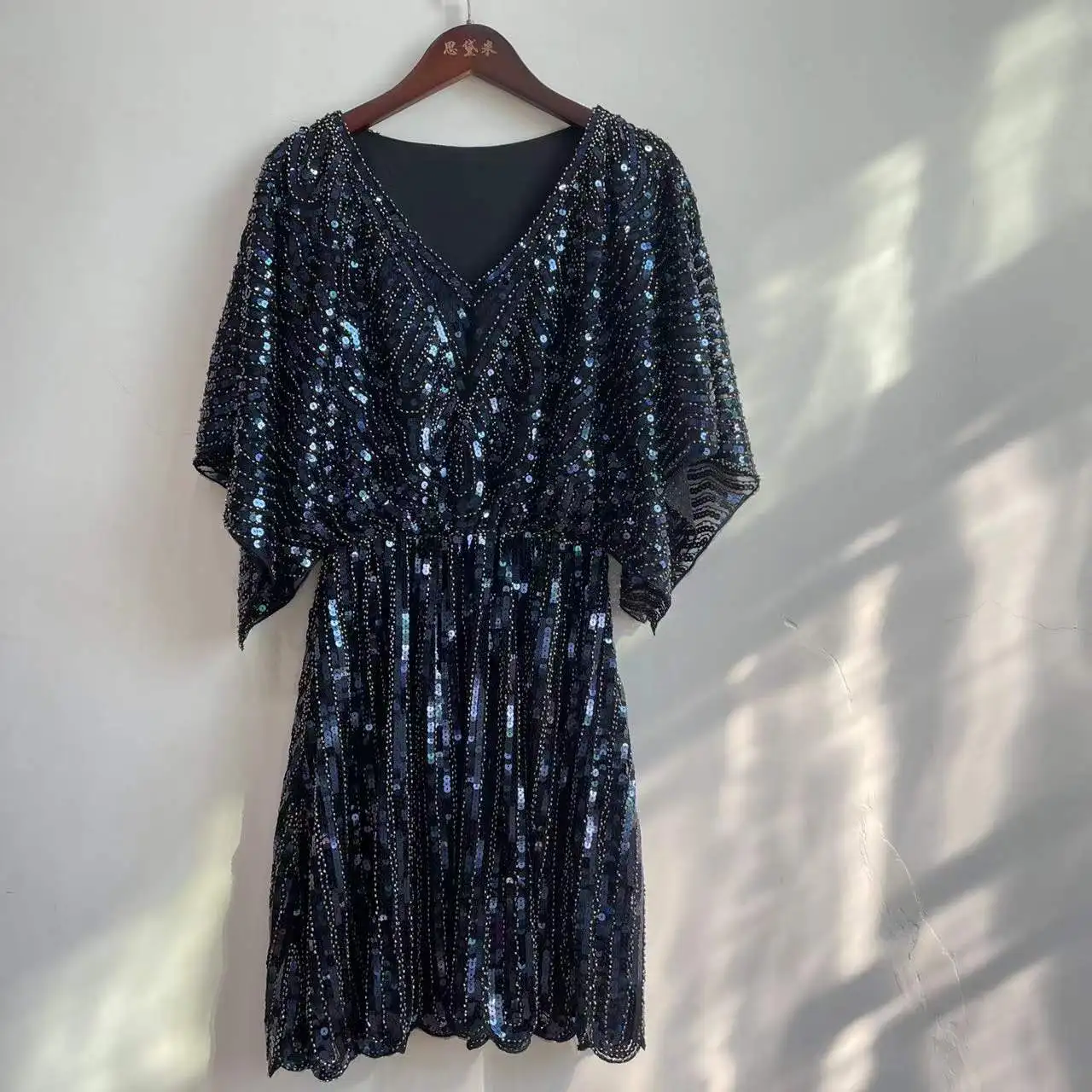 الكورية Sle المرأة Ele الثقيلة الخرزة Faionable كل مباراة البطن تغطي التخسيس مطرز الدكتور ثوب مسائي