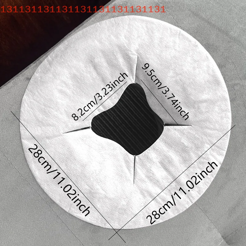 

100 шт. одноразовые массажные чехлы для подушек для подголовника для спа-салона, подушка для подголовника, бумажные листы для подставки для лица, чехол для стола