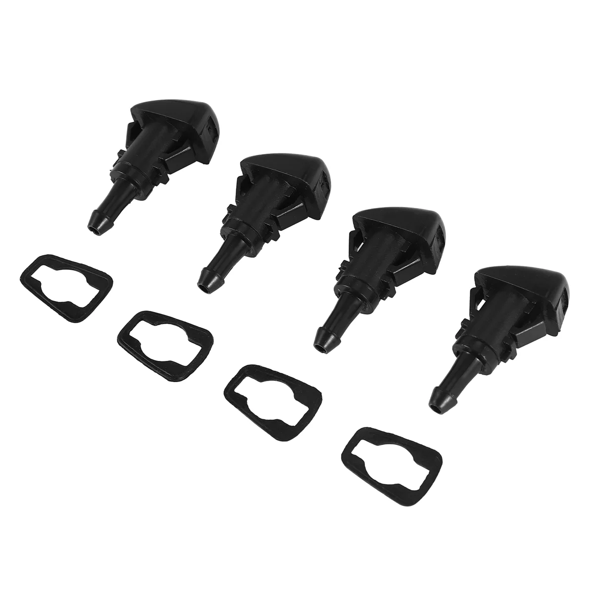 4 Pack Front Windshield Washer Nozzles Wiper Spray Kit Replacement for Chrysler Dodge Ram 5116079AA,4805742AB,5303833AA