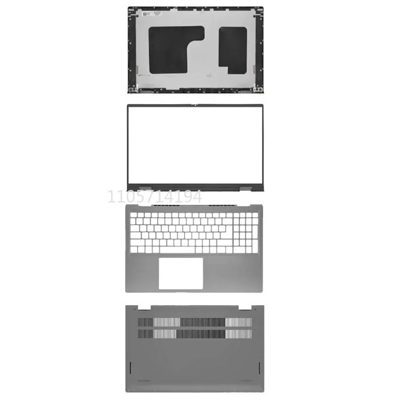 For Dell Inspiron 15Pro 5510 5515 P106F LCD Screen Back Cover 0CHFVW Front Bezel Hinges Palmrest Bottom Case 15.6inch