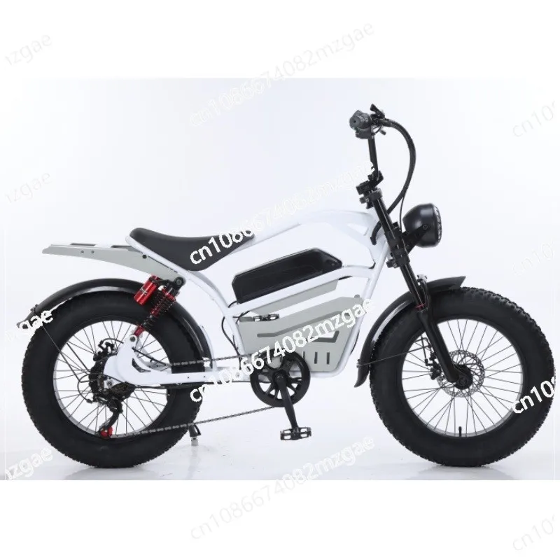 

20-Inch double-wheel snow bike storage basket is easy to carry