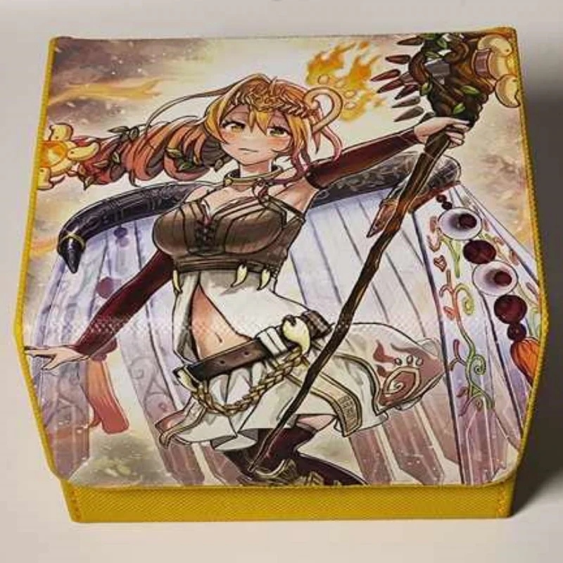 Yugioh Cards Box Spiritual Beast Tamer Lara Winda PTCG OPCG Anime Game Characters 100+PU Portable protection Storage Cards Box