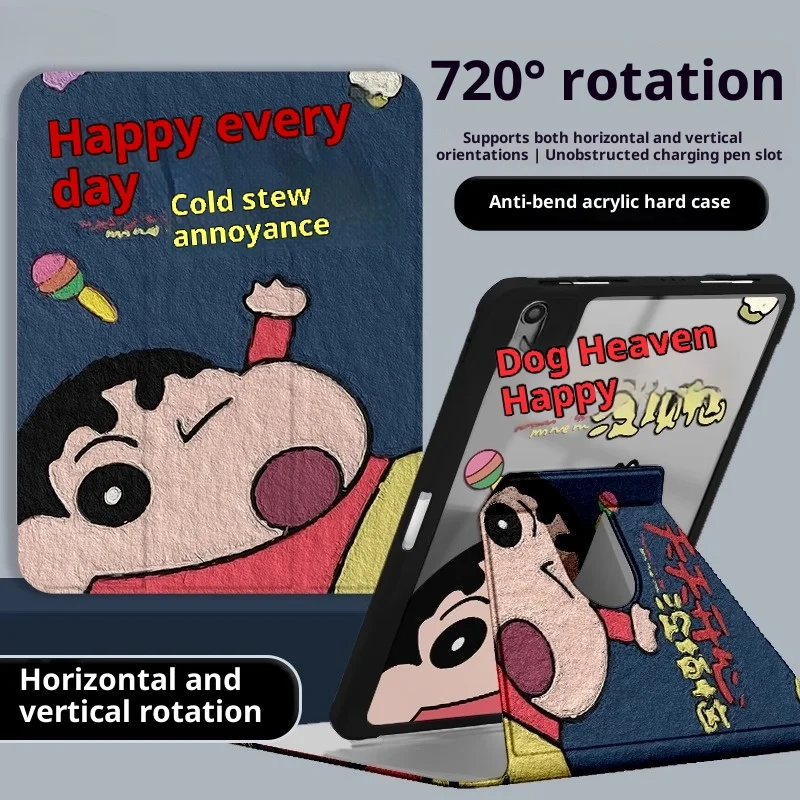 

Crayon Shin-chan For iPad Case ipad 8 9 10 10.2in A16 11in Tablet Cover Air 4 5 10.9in M2 M3 Pro 4 5 6 12.9in M4 Protective case