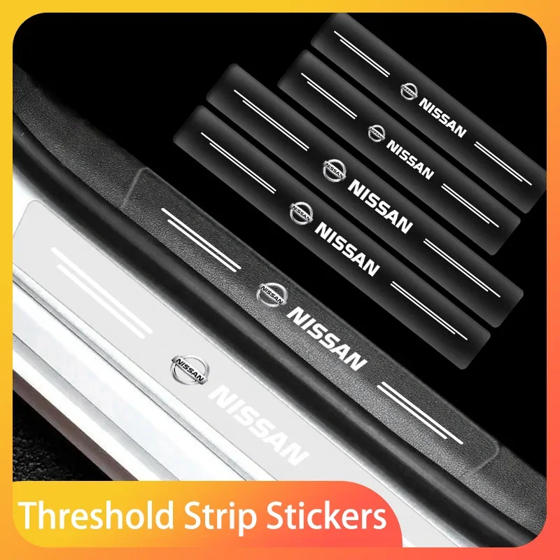 

Car Door Sill Protector Stickers Transparent Decor Decal Threshold Strip For Nissan Nismo GTR Altima Qashqai Almera Navara