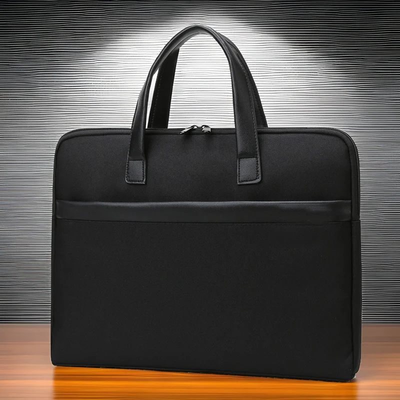 New Men Briefcase Bag Oxford Business Handbag Male Large Capacity Office Document File Bag Portable Laptop Computer Case