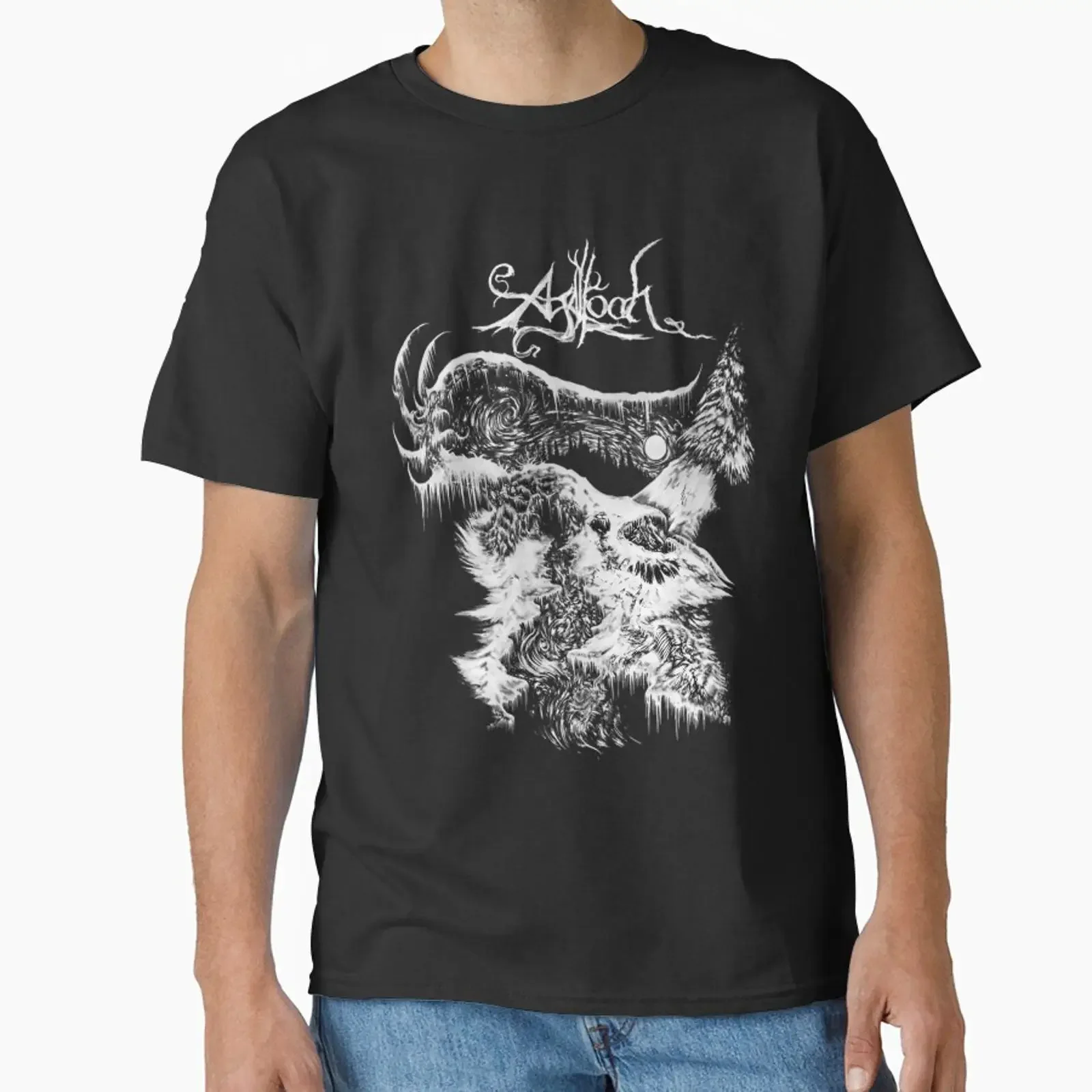 AGALLOCH ll Pour et destiné à la vente par rlohqjiml70, haut streetwear vintage délavé légèrement stylé, pour un usage quotidien, graphique, doux