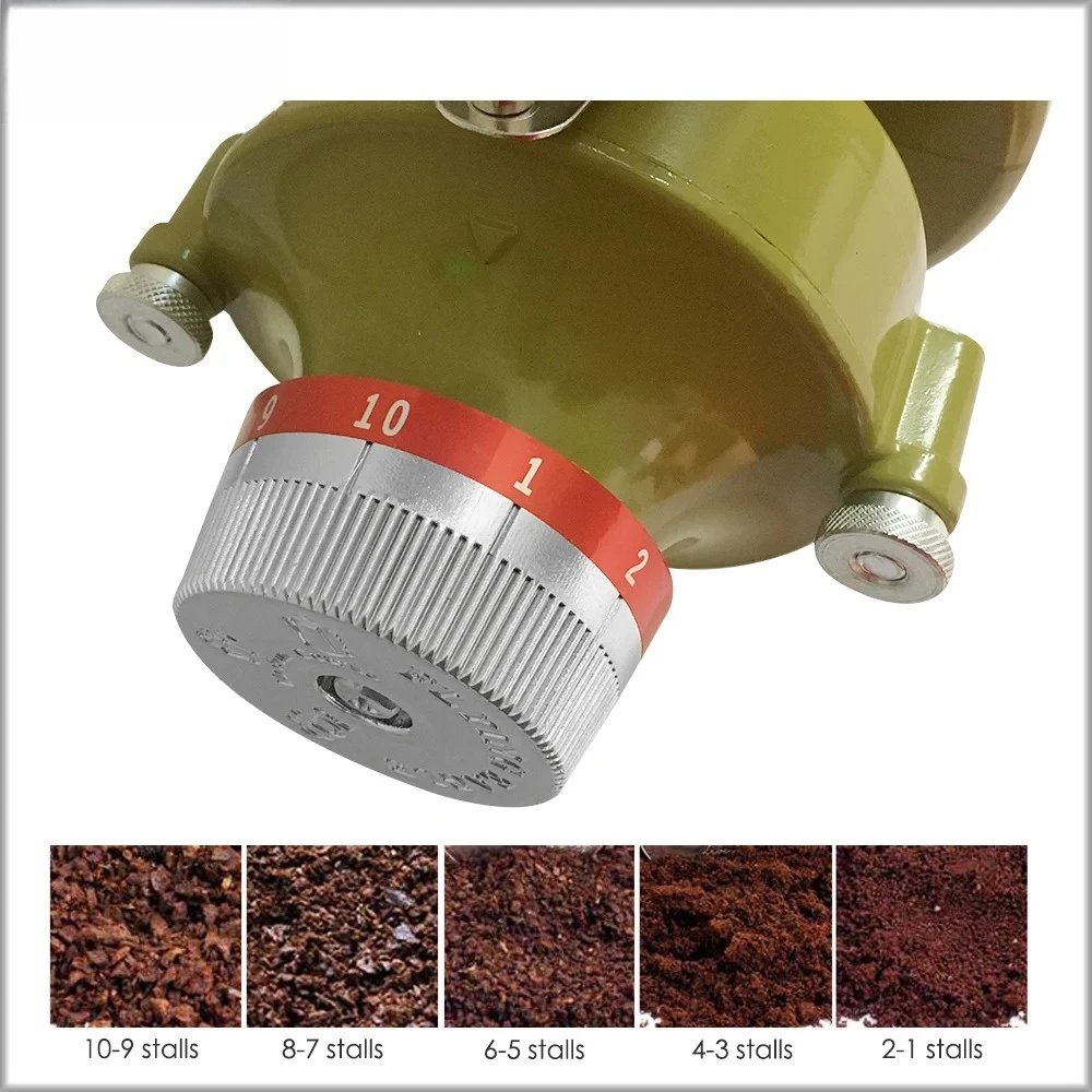 90mm Flat Burr Coffee Grinder, 360W Electric Adjustable Powder Milling Machine for Espresso Coffee Shop
