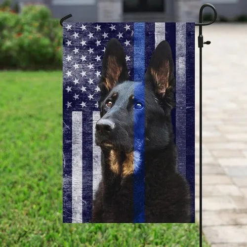 Amazing Police K9 Flag Thin Blue Line Flag For Home Decorations Flag Graden Flag UUI GGX