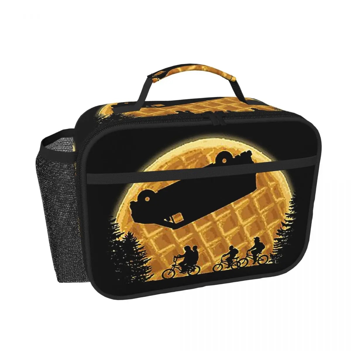 Stranger Moon Insulated Lunch Bag for Women Kids Portable Food Boxes Thermal Lunch Box Tote