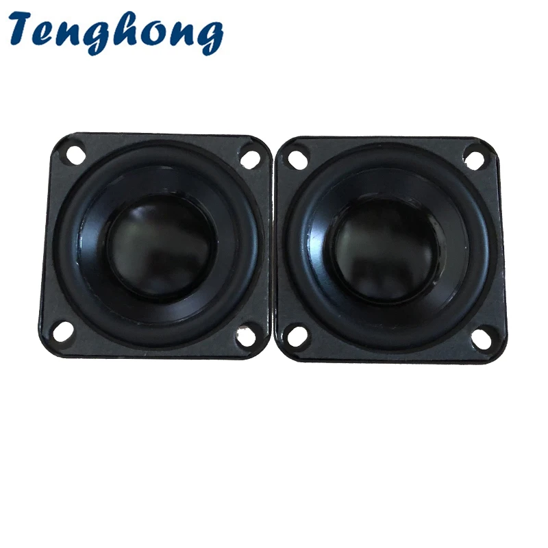 

Tenghong 2pcs 2.25 Inch 57MM 4 Ohm 8 Ohm 10W Full Range Speaker 25 Core Waterproof Black Aluminum Film NdFeB Magnet Loudspeakers