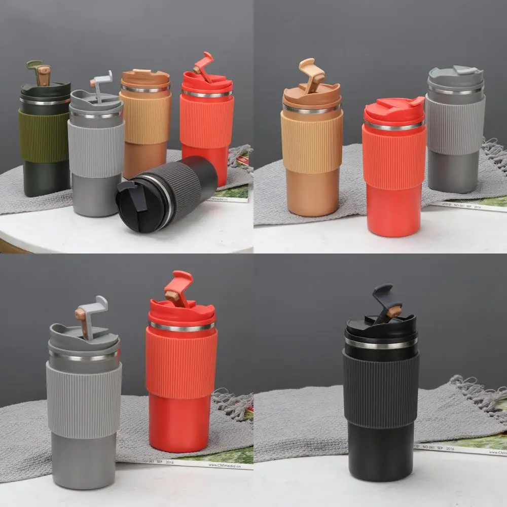 

A 304 Новая деловая силиконовая чашка для кофе с прямым напитком Юго-Восточной Азии Внешняя торговля Модная повседневная автомобильная чашка для воды на открытом воздухе в наличии