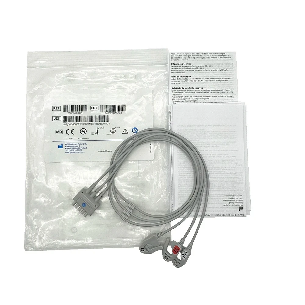 2106390-001 Original GE ECG Leadwire 3-lead Grabber
