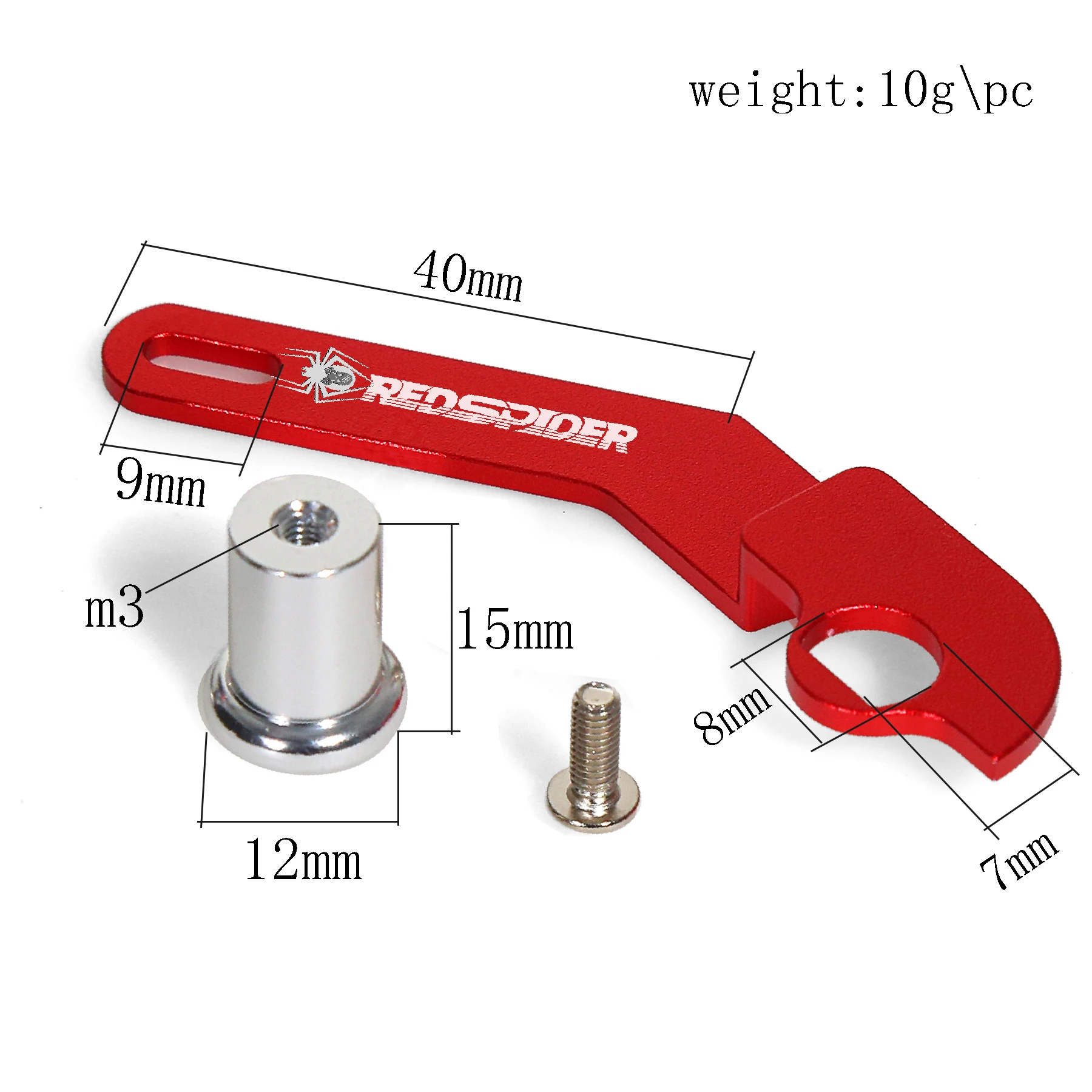 1 zestaw CNC stop aluminium metalowy jednoręczny pilot do zdalnego sterowania do samochodu RC Ledi RC6GS RC4GS aktualizacja pilota