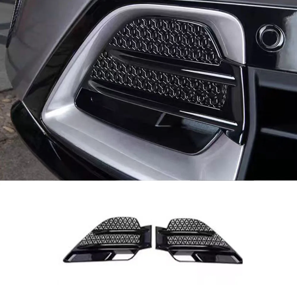 

For Xiaomi YU7 2025 Front Fog Light Protection Cover Decorative Frame Scratch Resistant Decoration Carbon Fiber Pattern Sticker