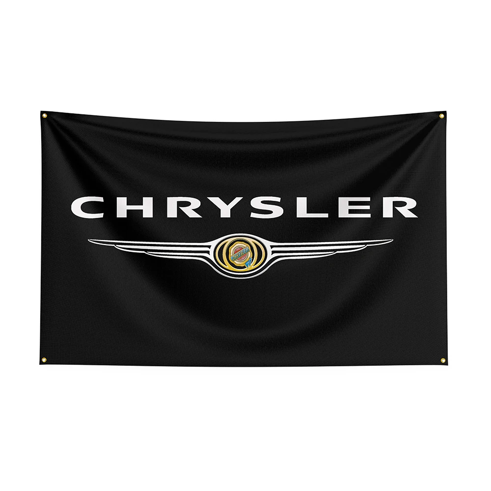 90x150cm Chryslers Flag Polyester Printed Racing Car Banner For Decor