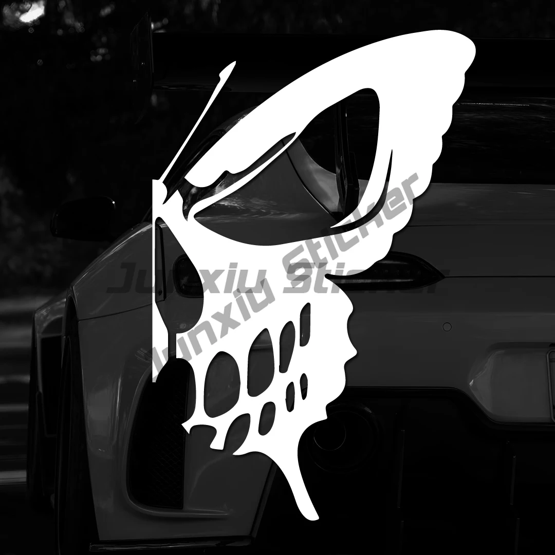 Humorous Skull Butterfly Creative&funny Stickers for Cartoon Fans&lover,high Quality for Car Trucks Motorcycles &laptops