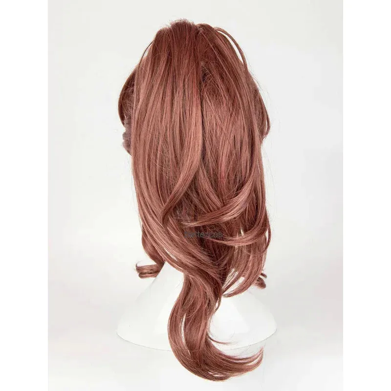 Новый Sailor Jupiter Kino Makoto, парики для косплея, короткий коричневый хвост, термостойкий парик из синтетических волос, шапка для волос, веревка btrbfcd2025 Новый Sailor Jupiter Kino Makoto, парики для косплея, короткий коричневый хвост, термостойкий парик из синтетических волос, шапка для волос, веревка btrbfcd2025