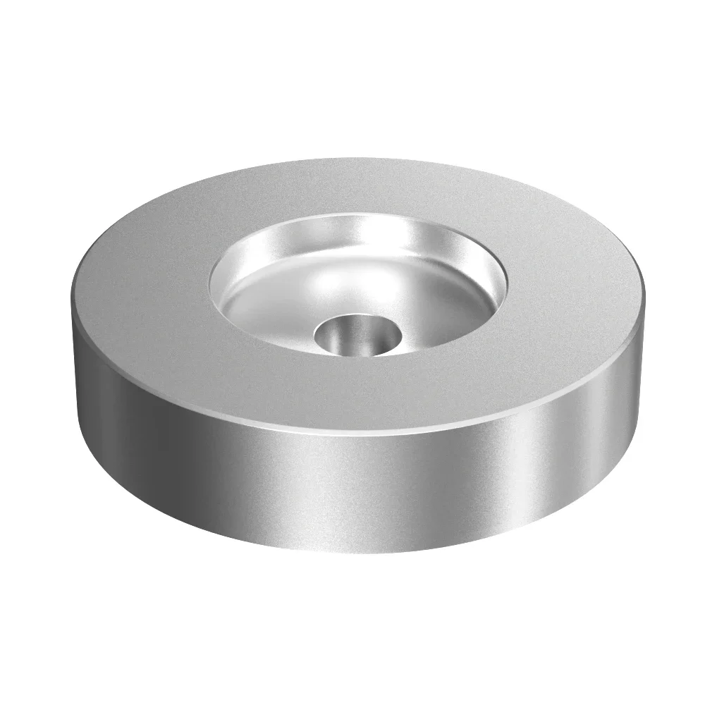 

7 Inch EP Vinyl Record Turntables Adapter 45 RPM Player Accessories Center Adapter Aluminum Metal