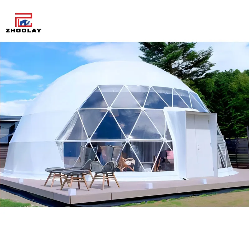 Light  Internet Popular Starry Sky Spherical Campsite Outdoor Farm Scenic Area Hotel Tent Vacation Camping Bubble House