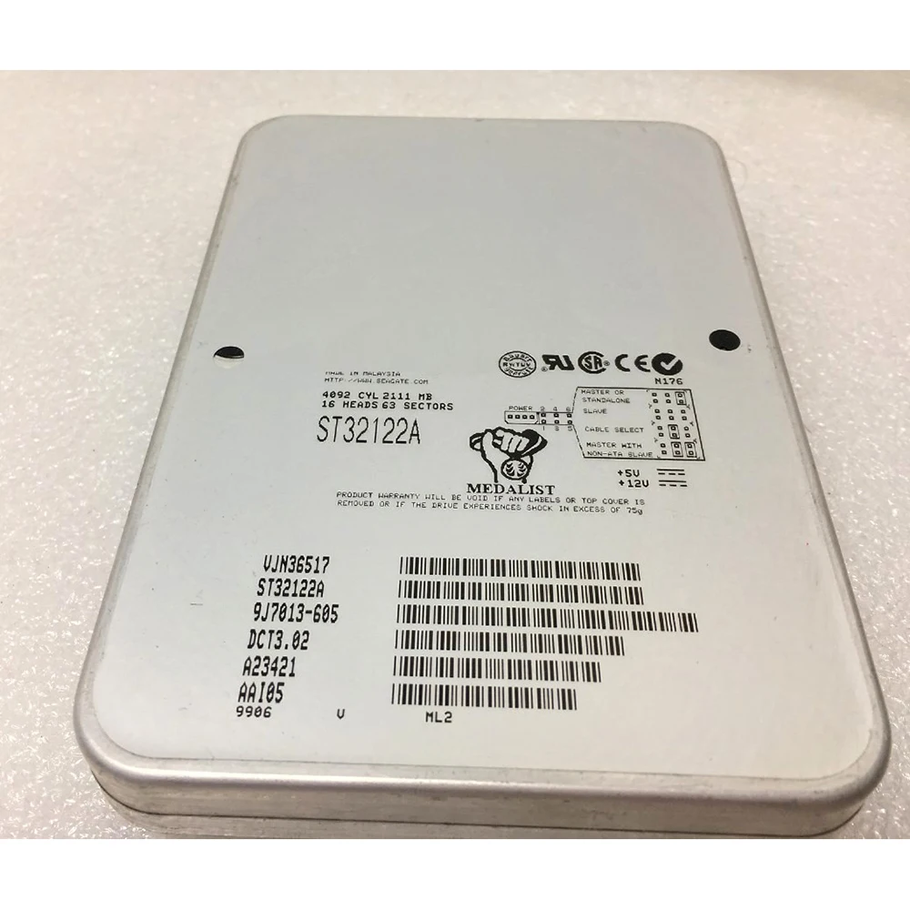 Disco Duro ST32122A Para Seagate, 11G, 3,5 ", IDE 2,1 GB, equipo Industrial, alta calidad, envío rápido