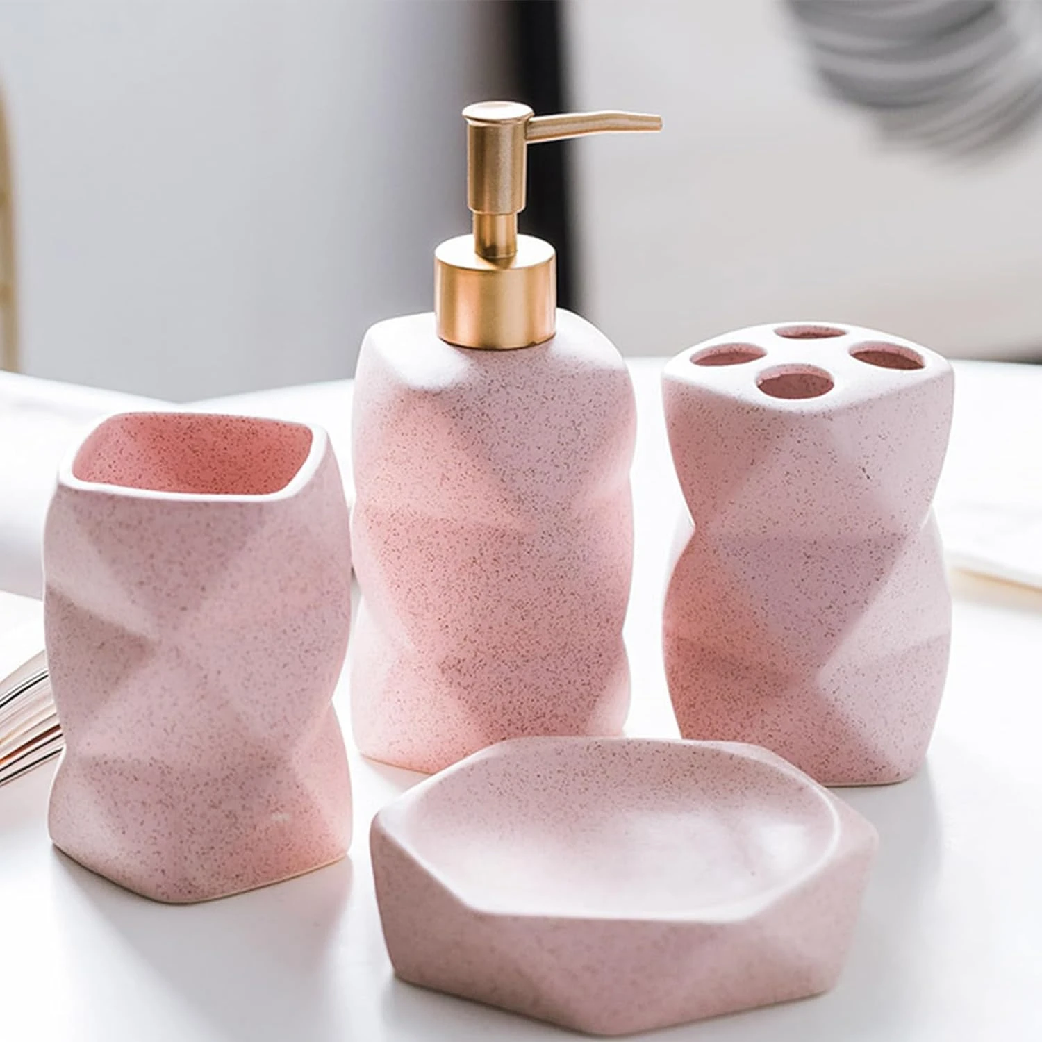 

Premium Bathroom Accessory Set for Luxurious and Sophisticated Décor Upgrade.