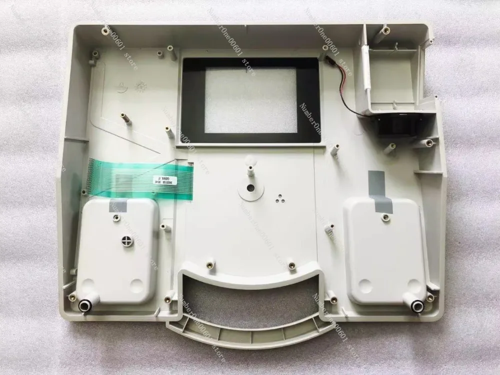 GE-Desfibrilador Cardioserv, Teclado Frontal, Parte Superior, Shell, Acessórios