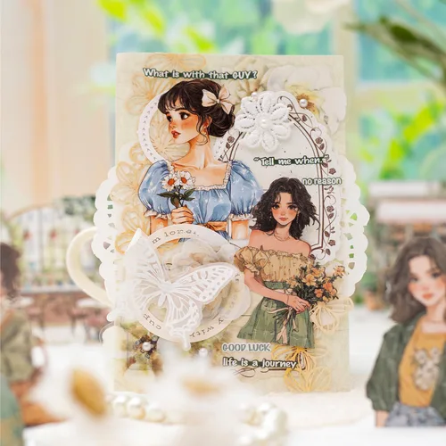 Imagen 2 del producto 15 uds/1 lote de pegatinas Kawaii para álbum de recortes, diario basura de estos días, planificador dorado, adhesivo de papelería, planificador decorativo