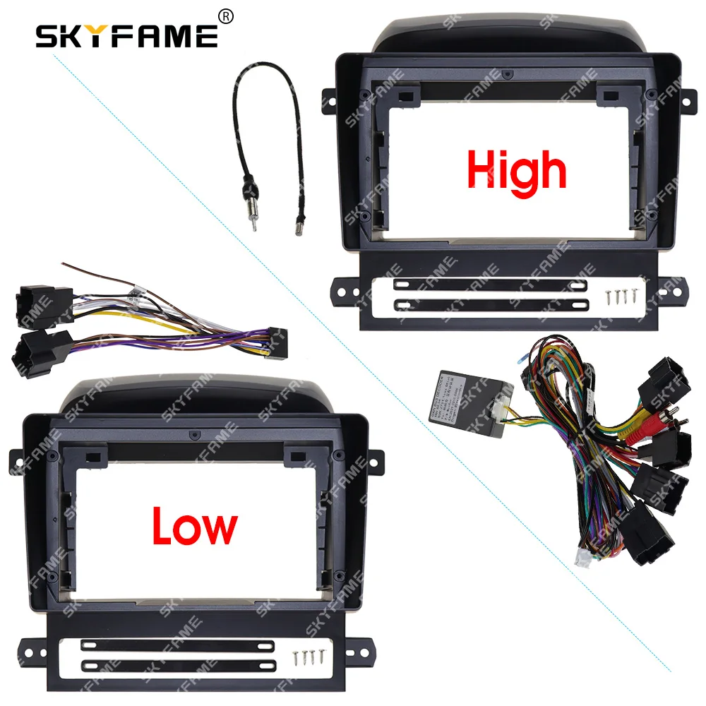 

SKYFAME Car Frame Fascia Adapter Canbus Box Decoder Android Radio Dash Fitting Panel Kit For Chevrolet Captiva