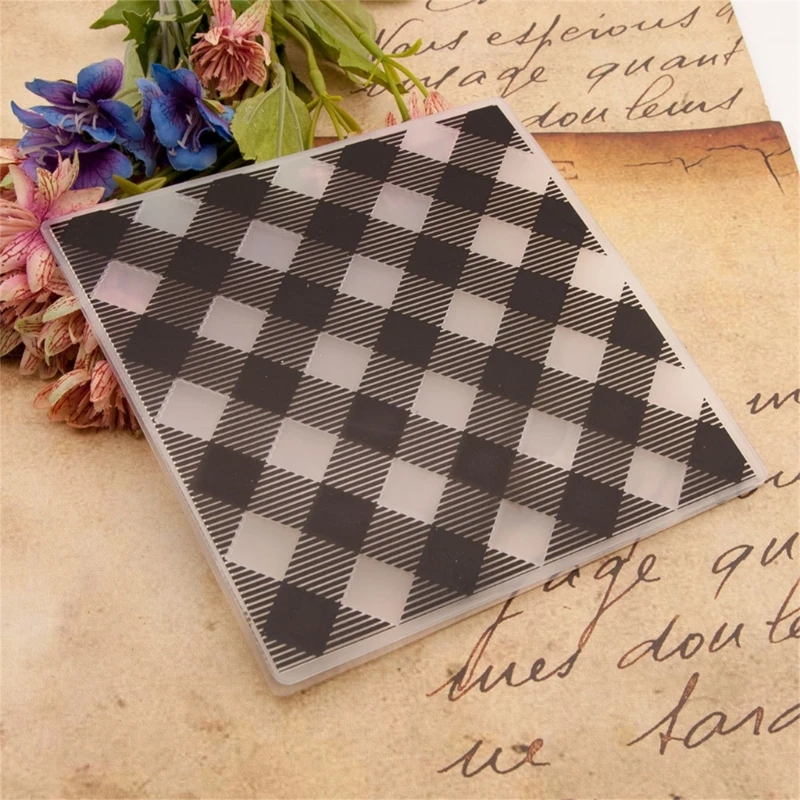 Embossing Folder Embossed Stencils Plastic Embossing Templates for Card DIY
