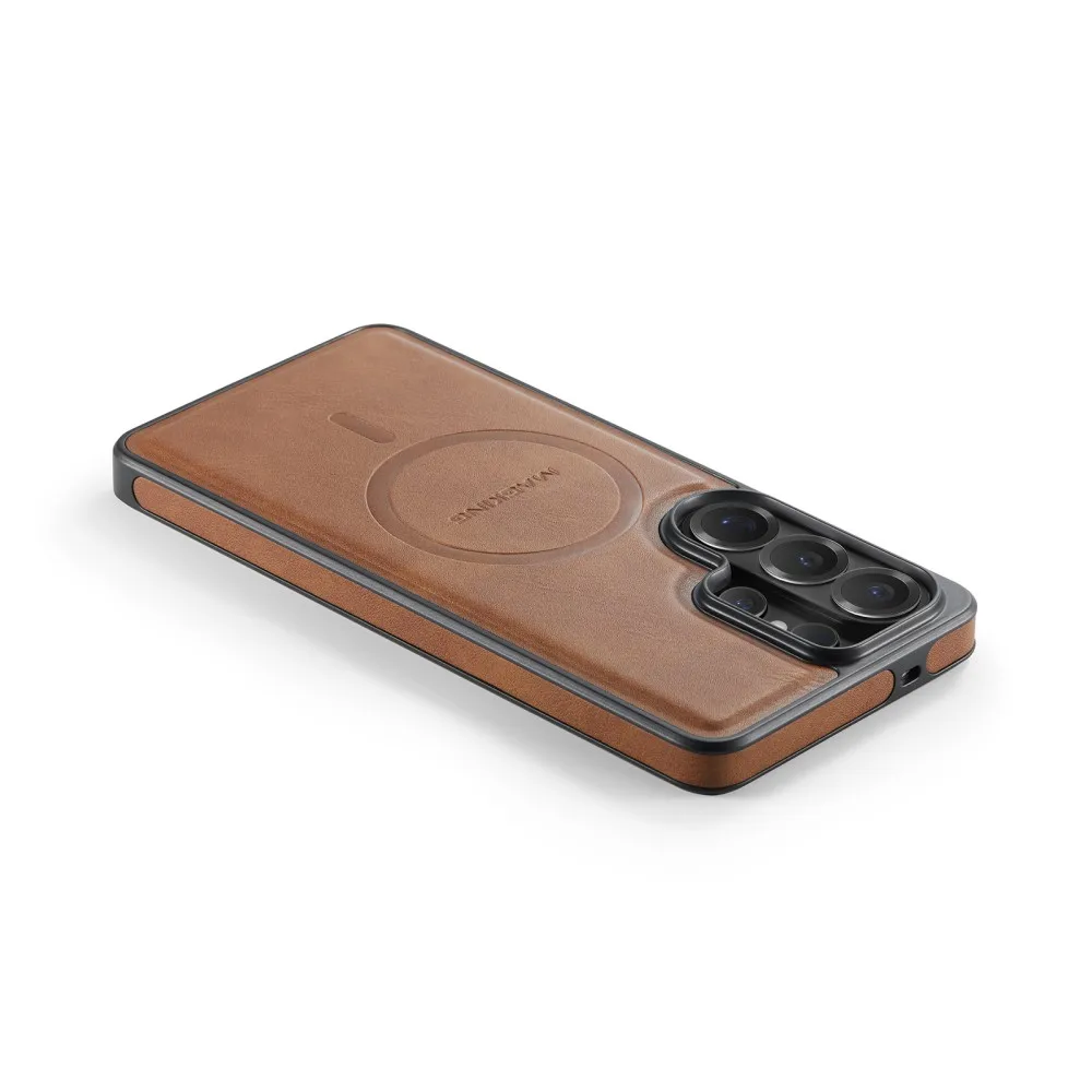 Etui na telefon DG.Ming Luxury do Samsung Galaxy S25 Plus Edge FE S26 Ultra, magnetyczne, skórzane, odporne na wstrząsy, tylna obudowa. — zdjęcie produktu 5