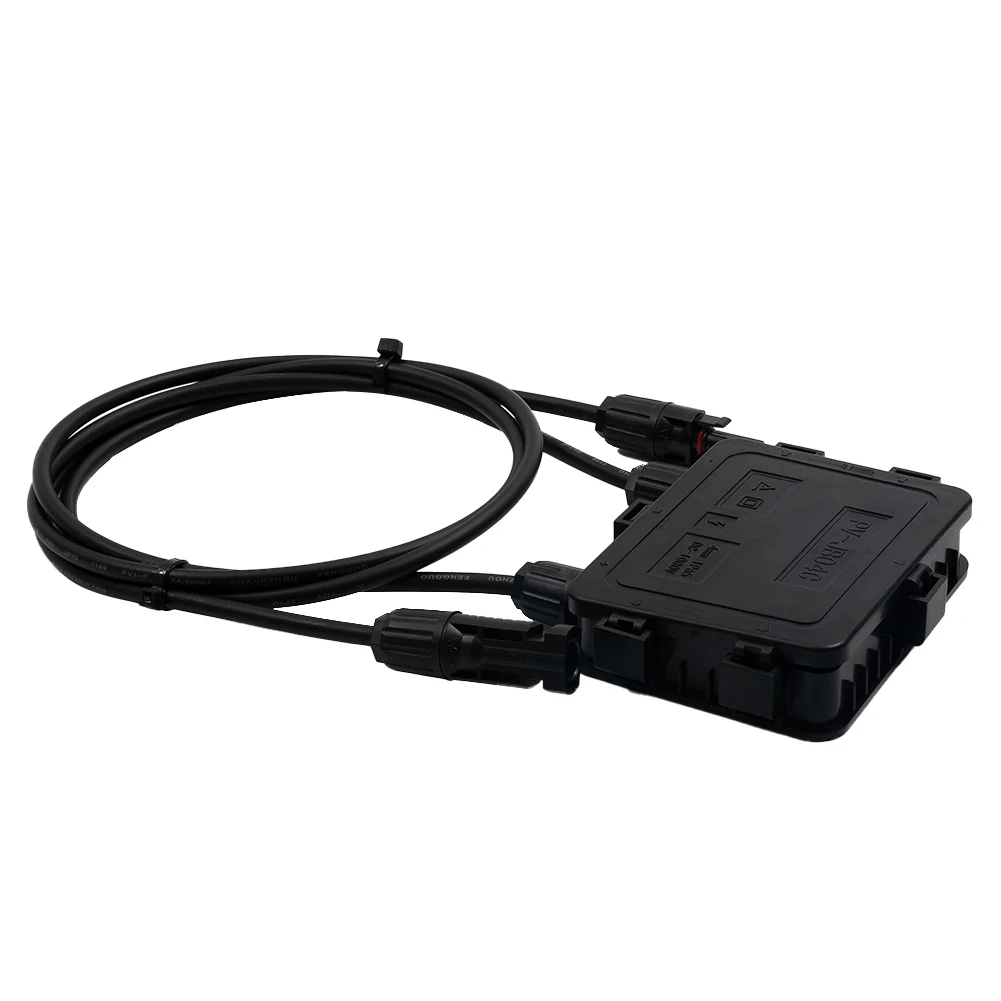 Efficient Power Generation Easy Installation Waterproof Double Sided Solar Junction Connector Box (180 300W DC 1000V)