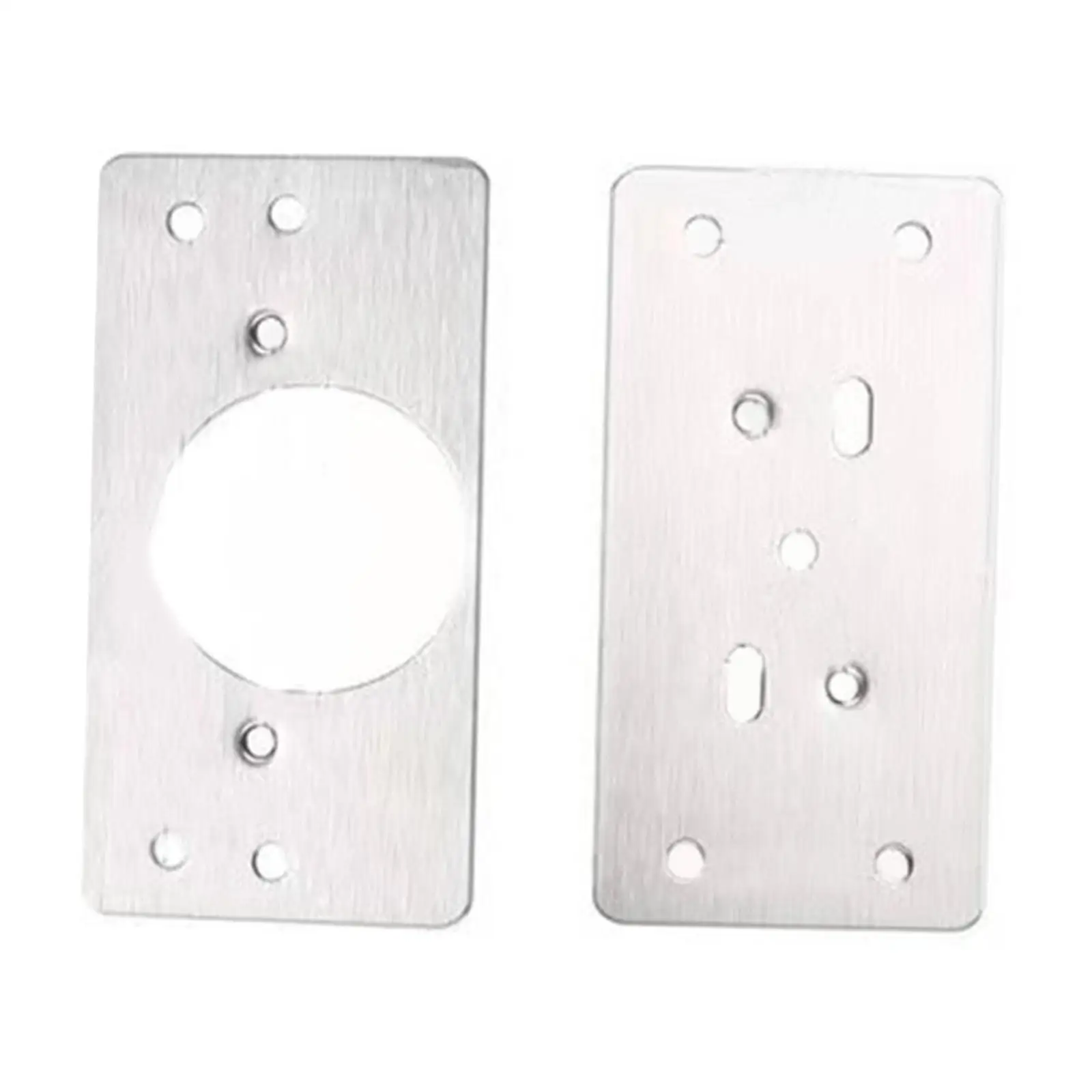 2x Hinge Repair Kit Plates Cabinet Hinge Fixing Plate Bracket Board Hardware Hinge Boards for Living Room Bookcase Bookshelf