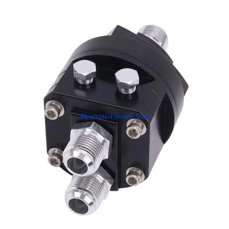 A70F Car Oils Filter Relocation Gauge Fitting with Split Adapter Configuration