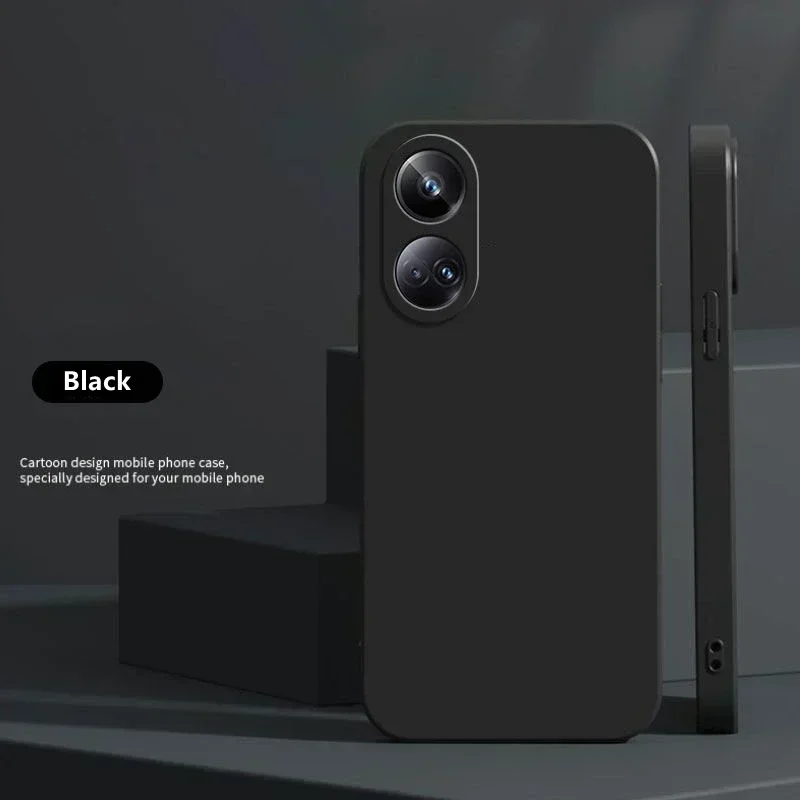 Coque souple en silicone liquide pour OPPO A78 4G, housse de téléphone, pare-chocs, originale