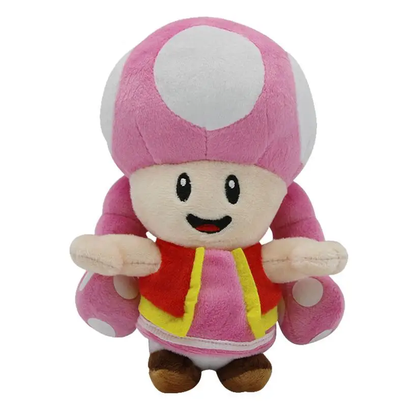 1pcs 18cm Super Mario Bros Toad Sister Plant Plush Toys Super Mario Plush Stuffed Toys Soft Toy Gifts for Kids Children