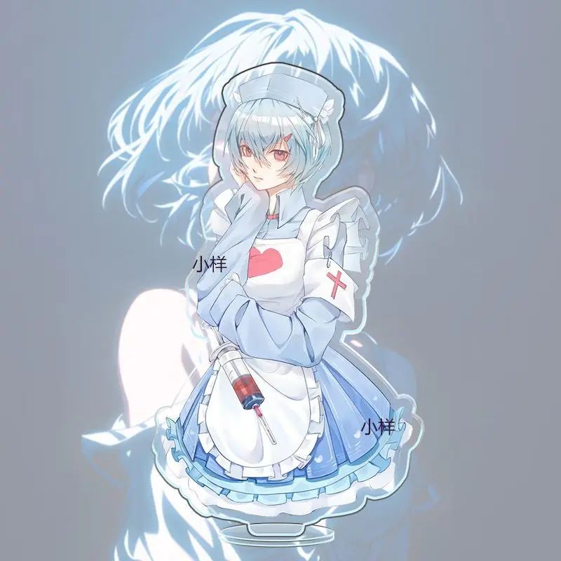 neon-genesis-evangelion-placa-decoracao-de-mesa-eva-standee-ayanami-rei-colecao-ornamento-acessorios-enfermeira-boneca-acrilica-figuras-de-brinquedo