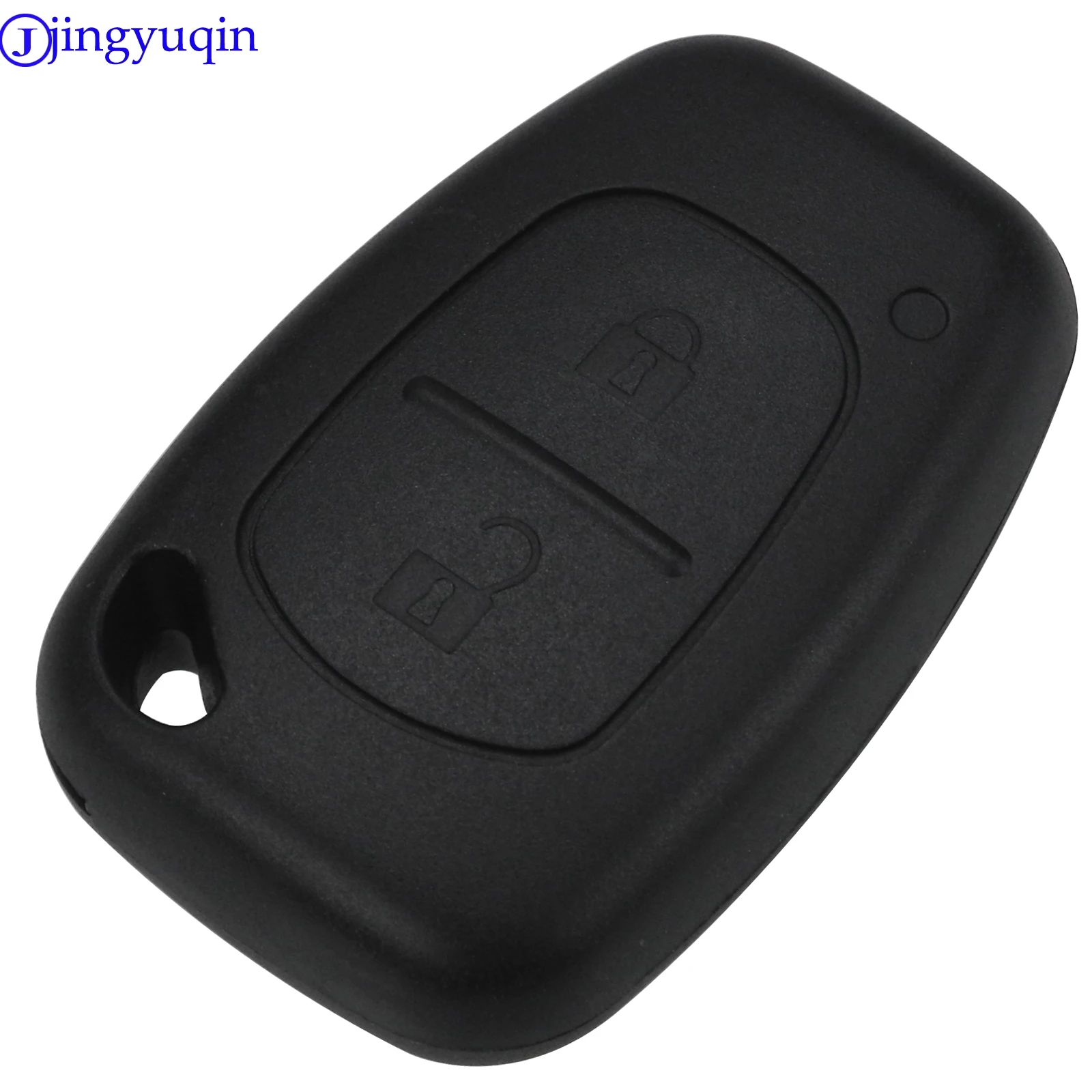 

jingyuqin 50pieces/lot 2 Buttons Remote Car Key Case Fob Blank For Renault Fob Key Shell Cover Styling No Blade