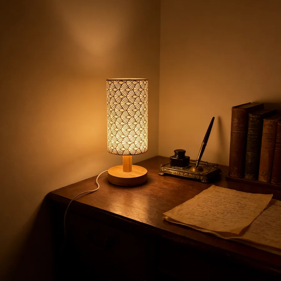 1 Buah Lampu Meja Pola Geometr - Desk Setup Minimalist ulasan dan harga