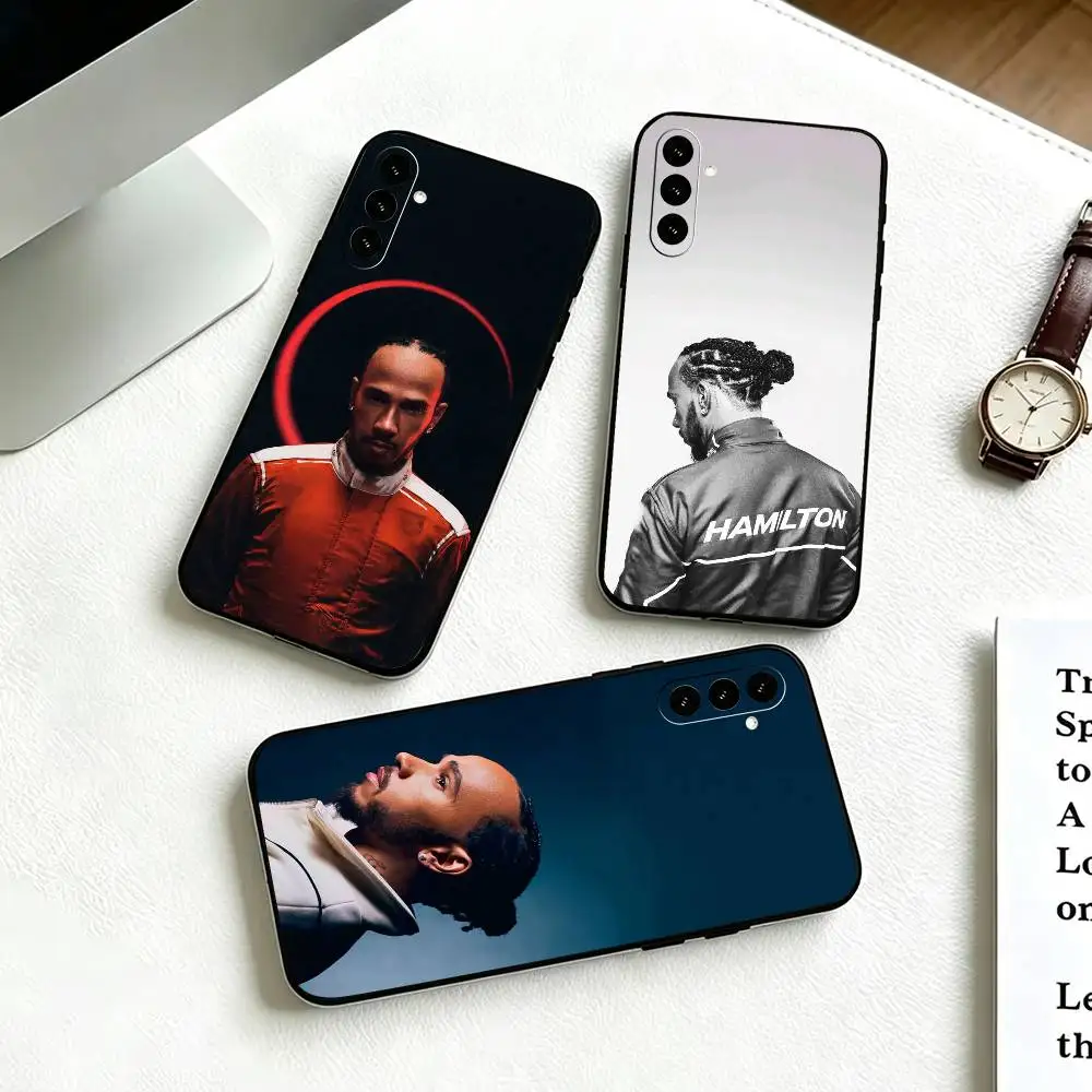 Epc Lewis H-Hamilton Racing Driver 44 Phone Case Black Silicone Soft For Samsung Galaxy A73,A72,A71,A70,A53,A52,A51