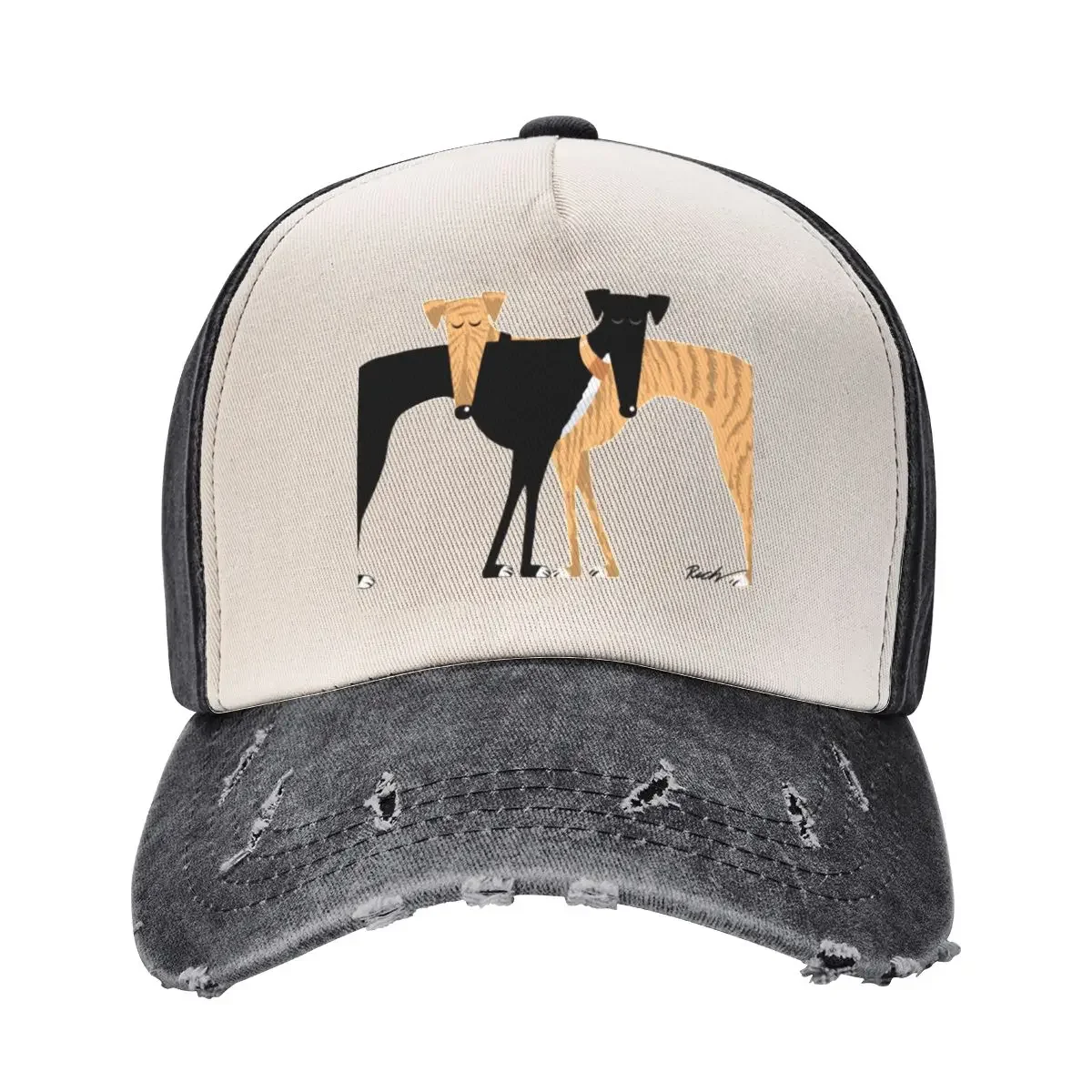 Head Rest Brindle Hound: Baseball Cap Anime Luxury Man Hat Women Beach Fashion Men's