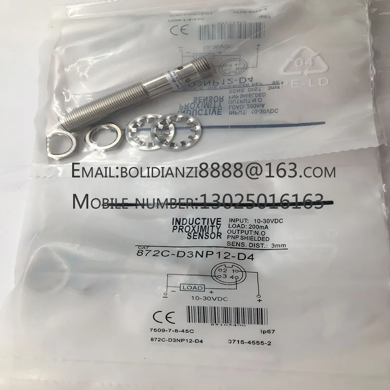 

The brand-new original sensor 872C-D3NP12-D4 872C-D4NP12-D4 872C-D4NN12-D4 One year warranty in stock