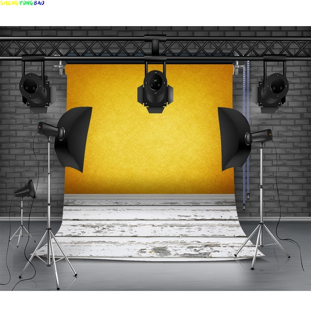 

Vinyl Vintage And Wooden Floor Photography Backdrops multi-color Portrait Photo Studio Background Props FG-35